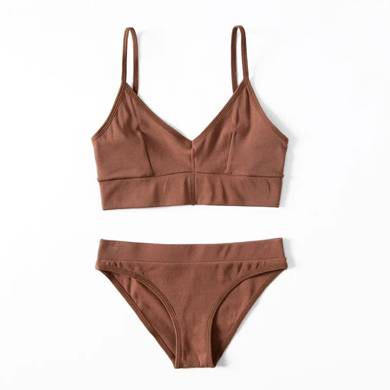 Arden Cotton Bralette Set