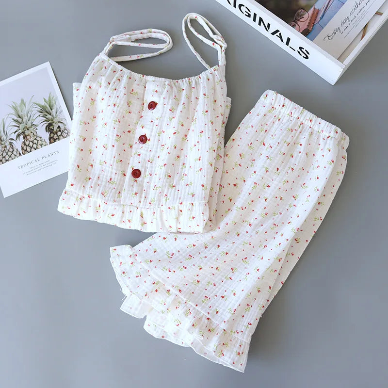 Petite Blossom Cotton Pyjama Set
