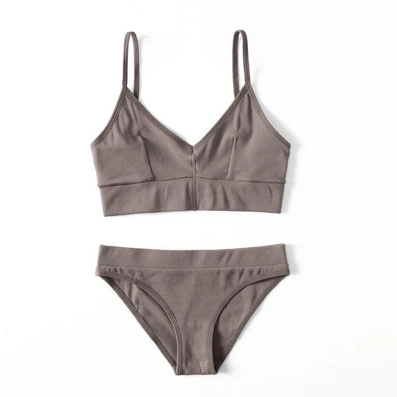 Arden Cotton Bralette Set