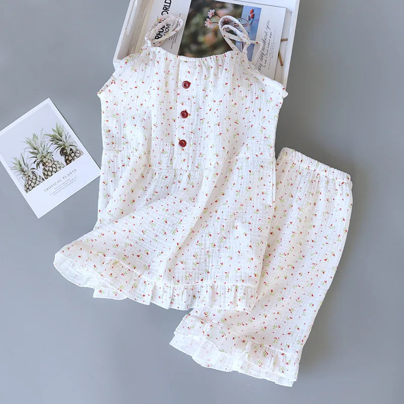 Petite Blossom Cotton Pyjama Set