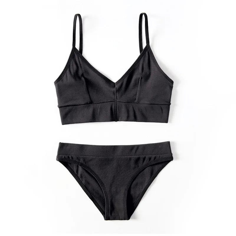 Arden Cotton Bralette Set