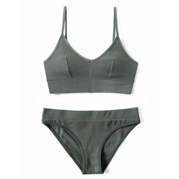 Arden Cotton Bralette Set