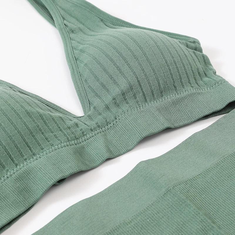 Lumi Ribbed Bralette Set