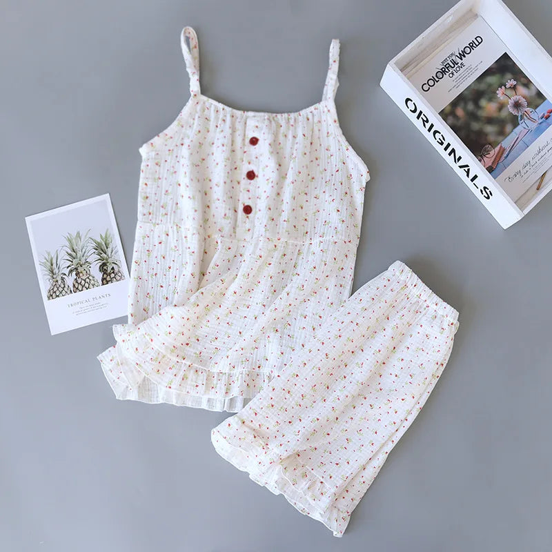 Petite Blossom Cotton Pyjama Set