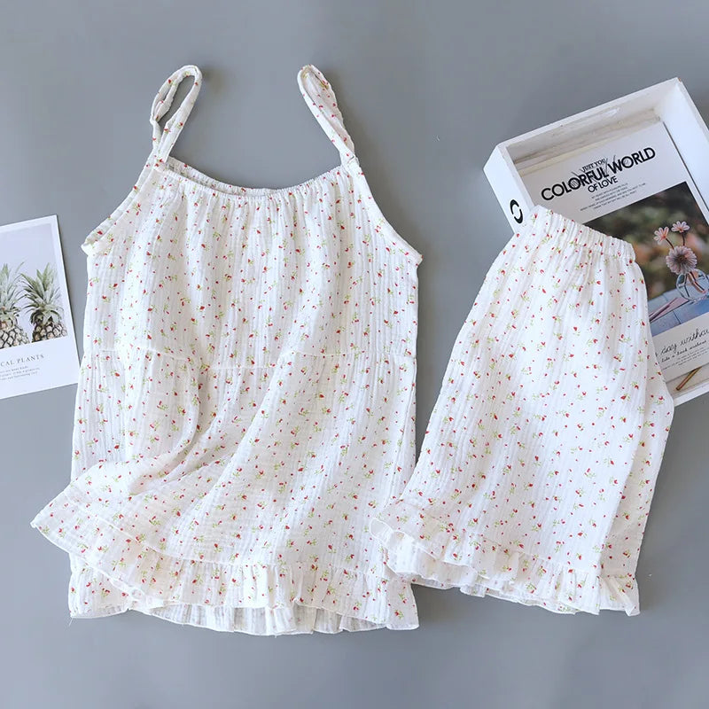 Petite Blossom Cotton Pyjama Set
