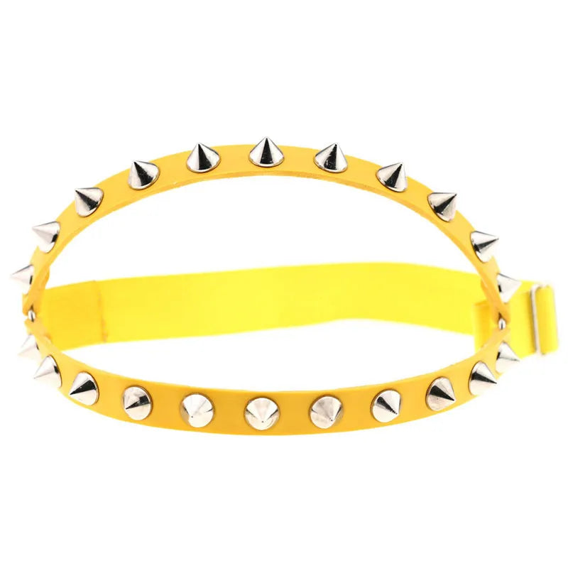 Obsidian Spike Knee Garter - vetitus -