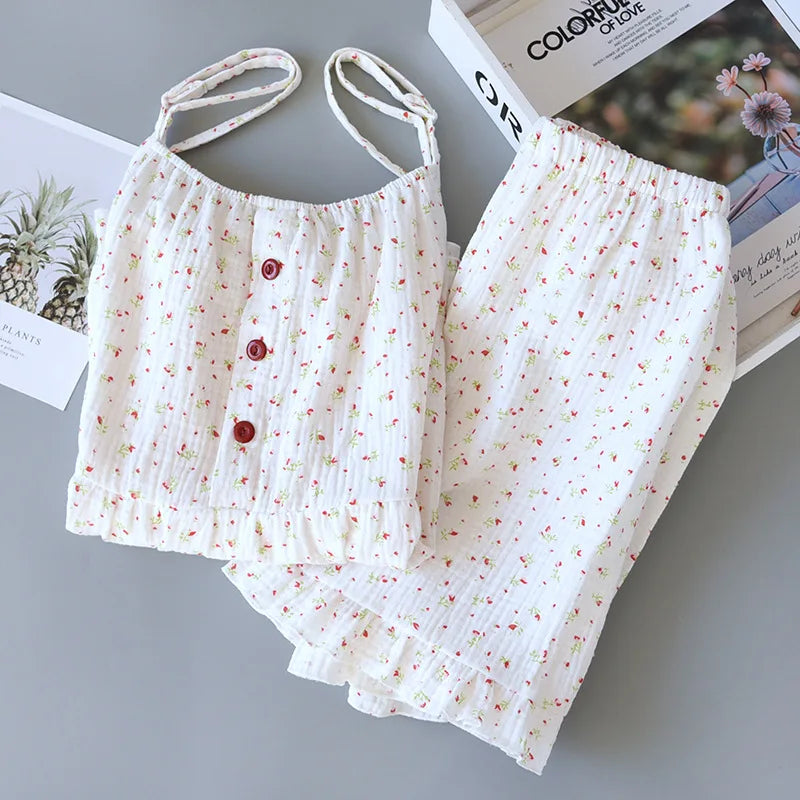 Petite Blossom Cotton Pyjama Set