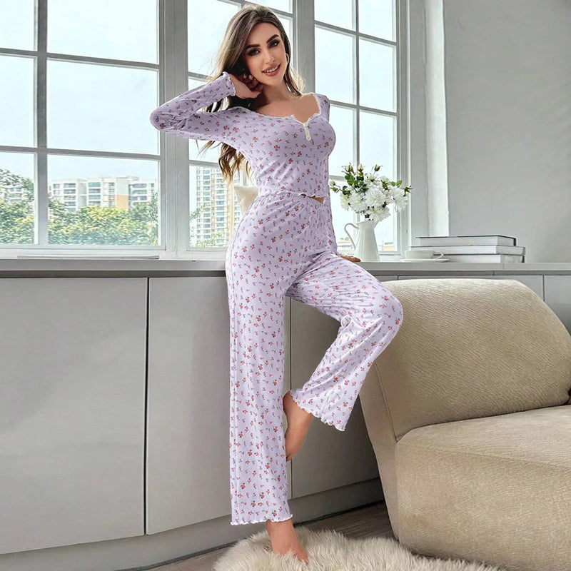Eloria Floral Lounge Set - vetitus -