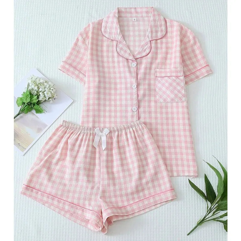 Roselle Gingham Pyjama Set
