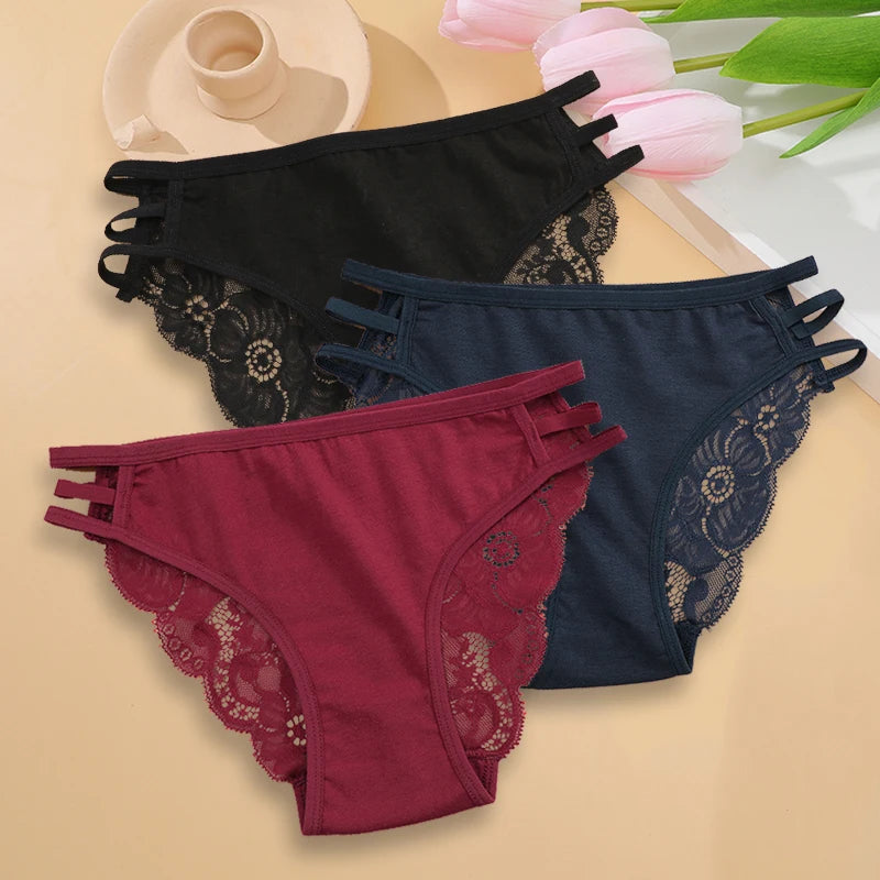 Veloria Strap Lace Brazilian - vetitus -