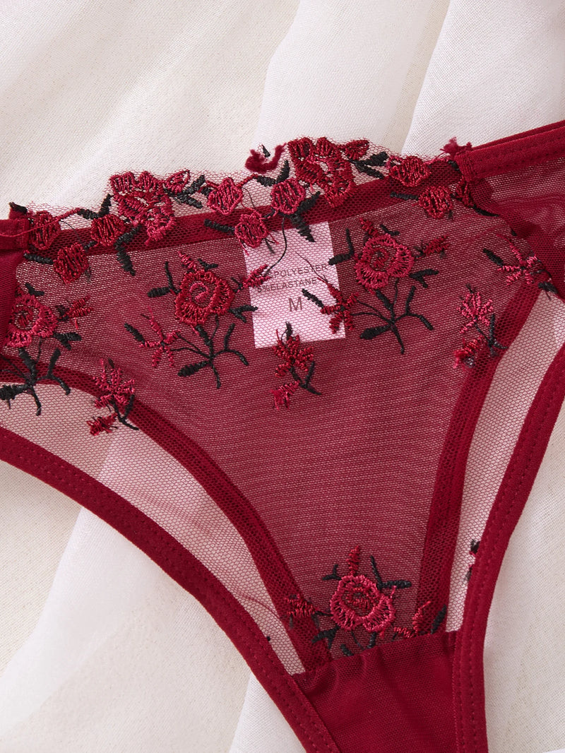 Rosavelle Embroidered Lace Set - vetitus -