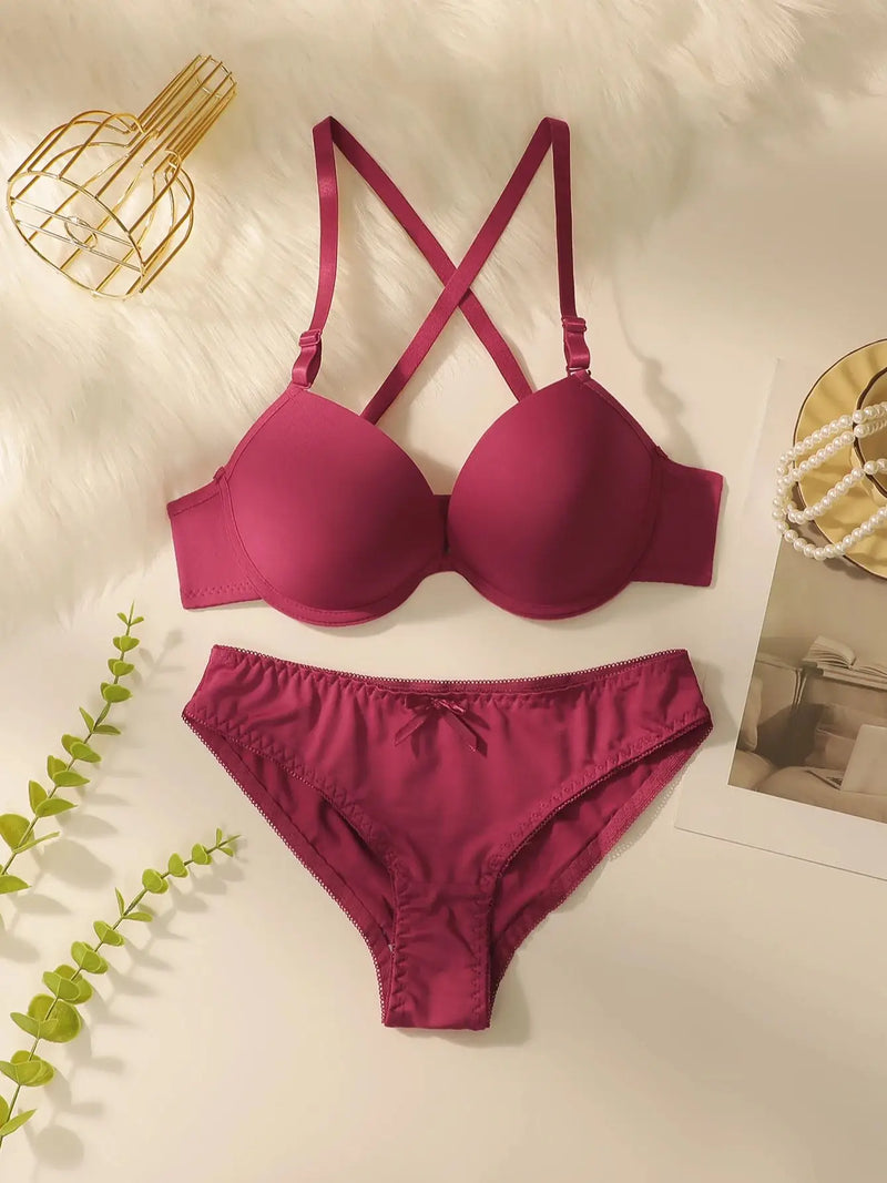 Valora Crossback Bra Set