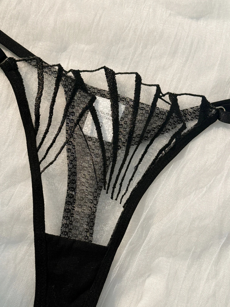 Noctelle Embroidered Lace Set - vetitus -