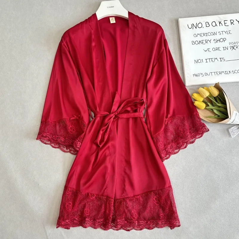 Élan Lace Bridal Robe - vetitus -