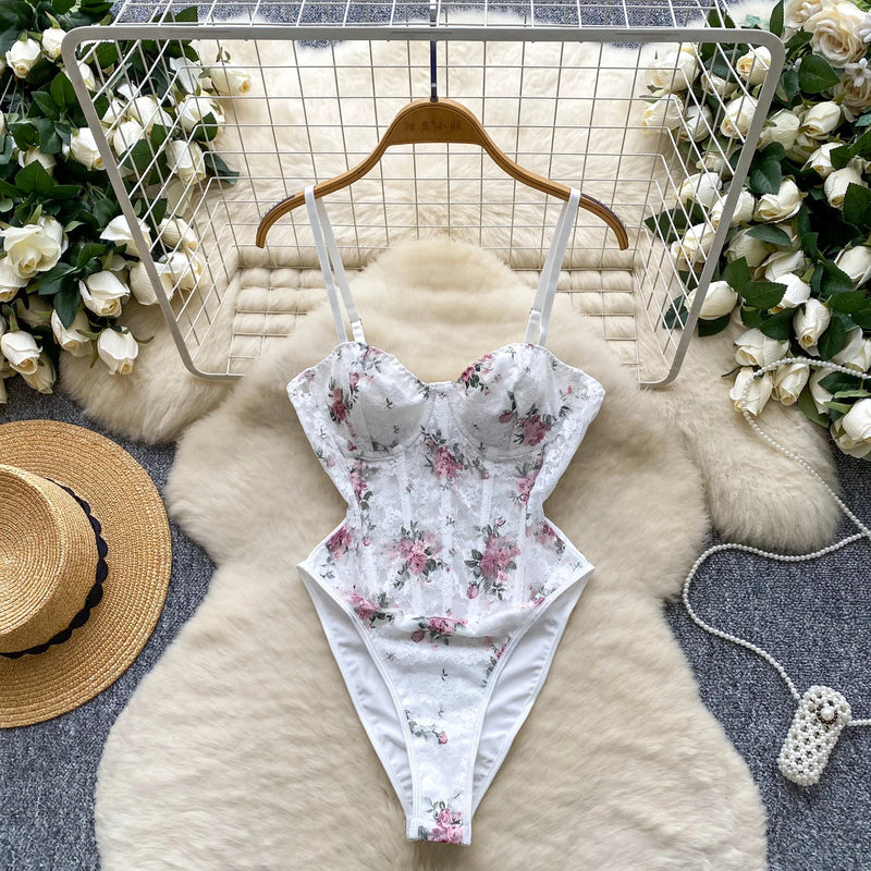Fleuria Lace Bodysuit