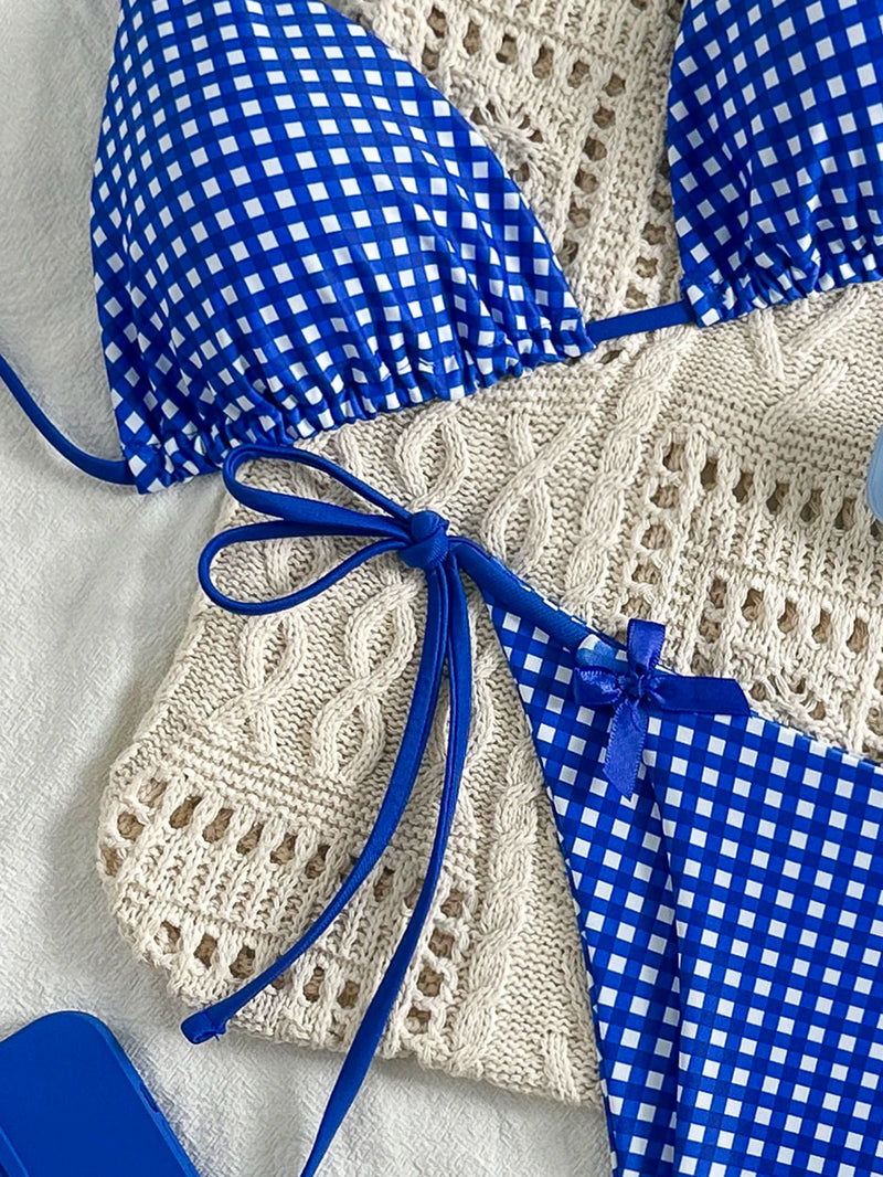 Riviera Gingham Bikini Set