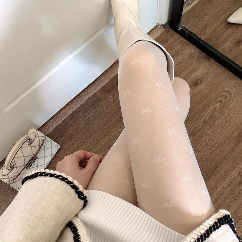 Amora Heart Sheer Tights - vetitus -