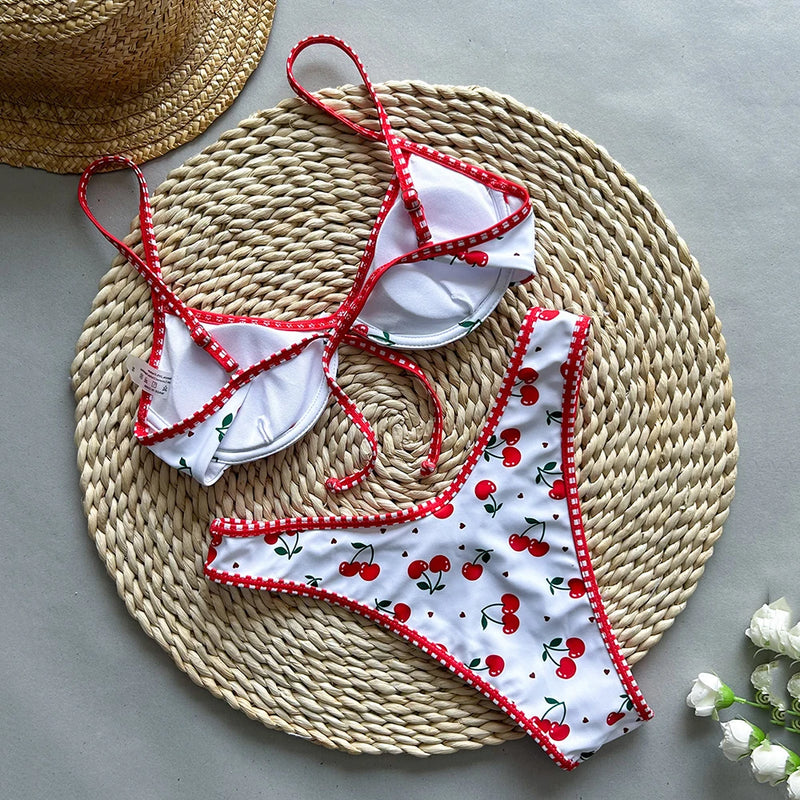 Cherry Kiss Bikini Set
