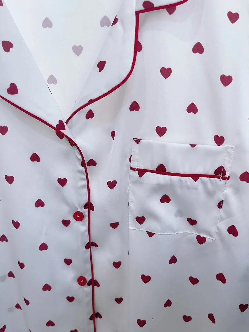 Amora Heart Pyjama Set