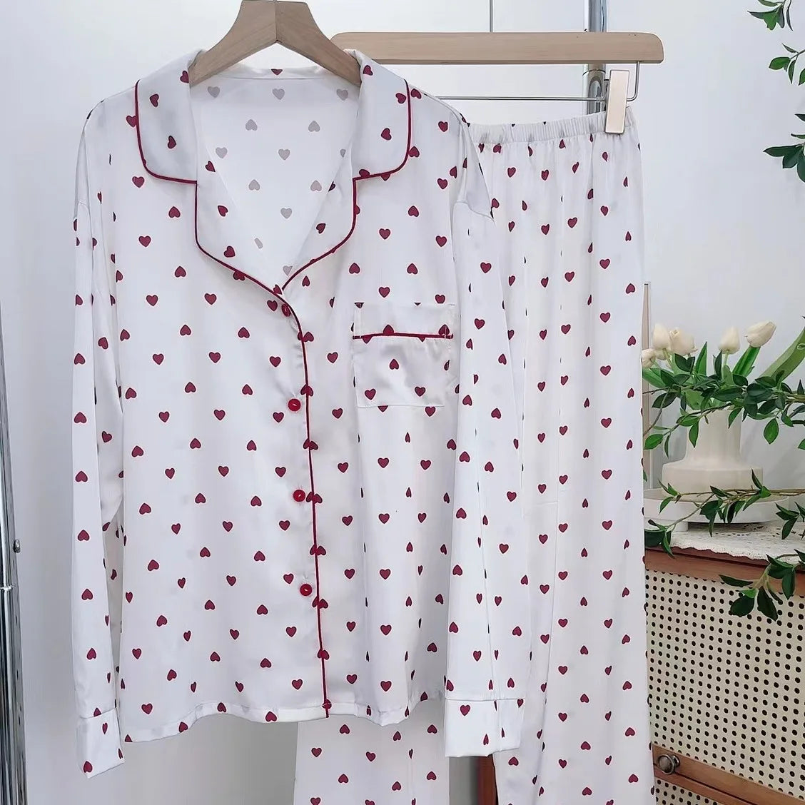Amora Heart Pyjama Set