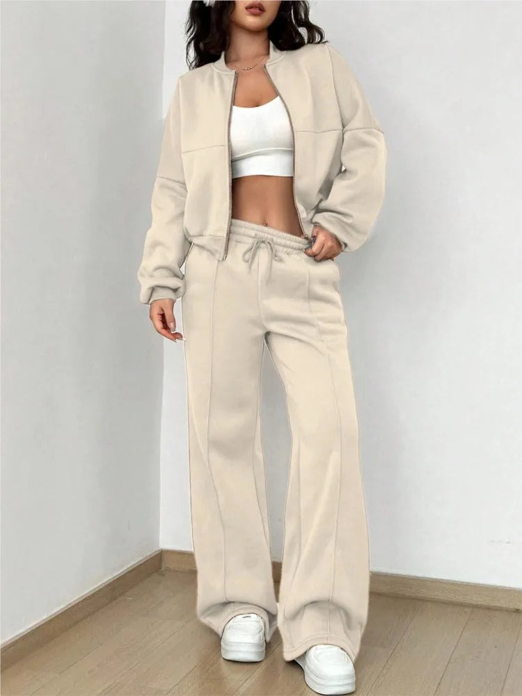 Elvara Zip Lounge Set - vetitus -