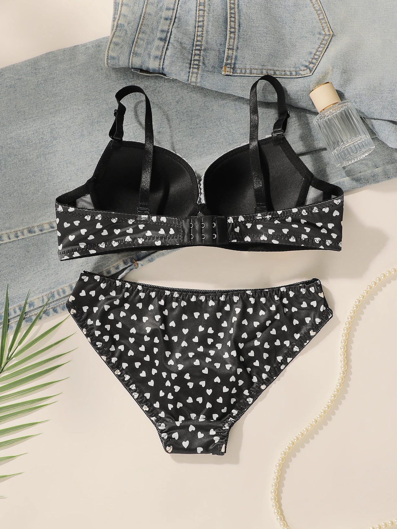Amour Heart Lingerie Set