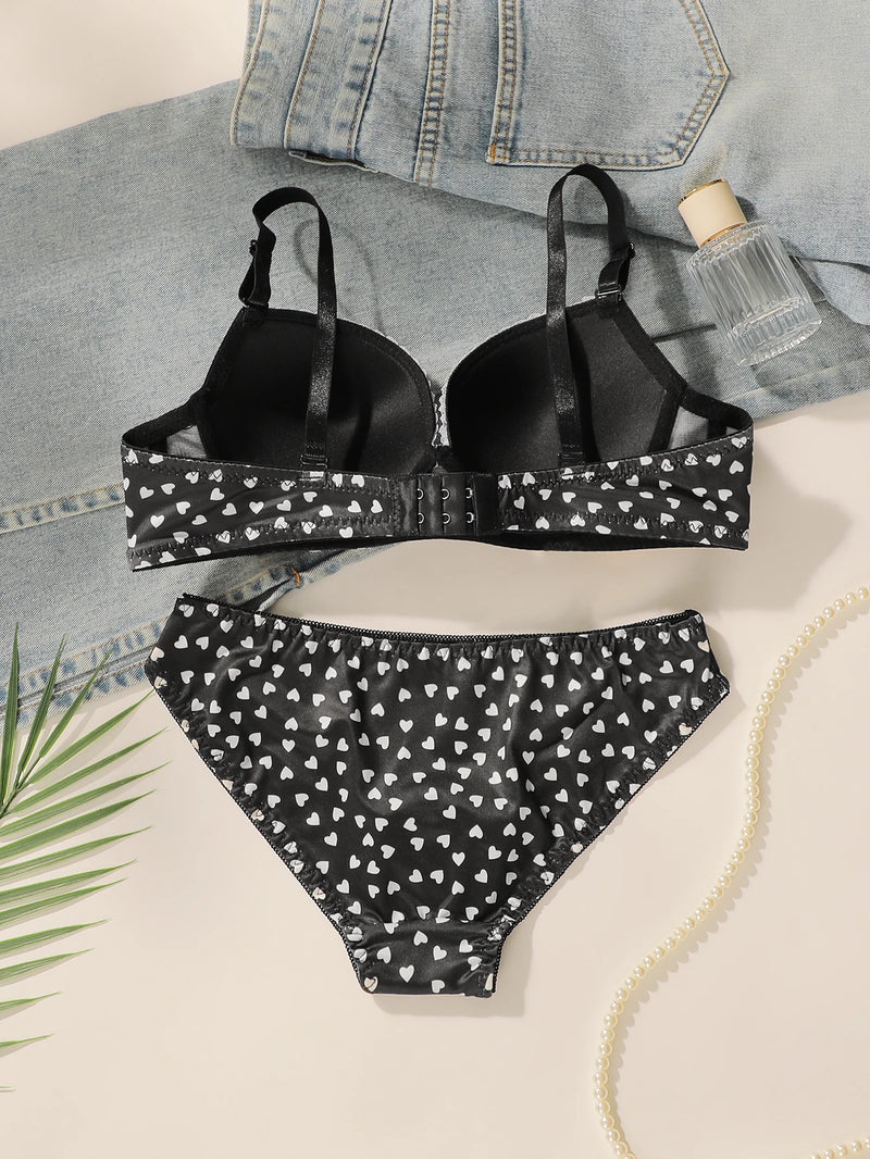 Amour Heart Lingerie Set
