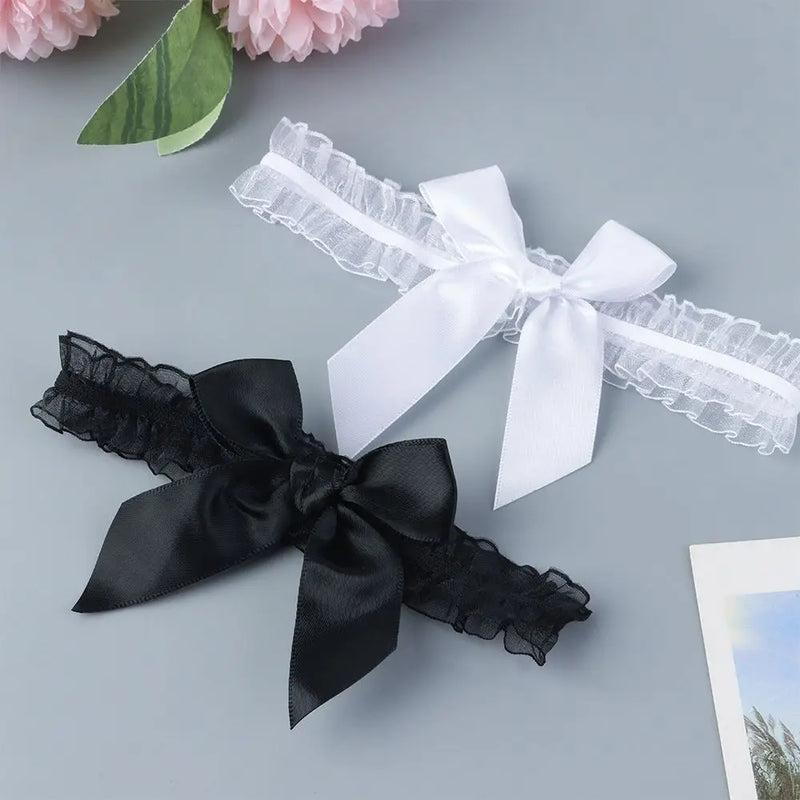 Velour Bow Garter - vetitus -