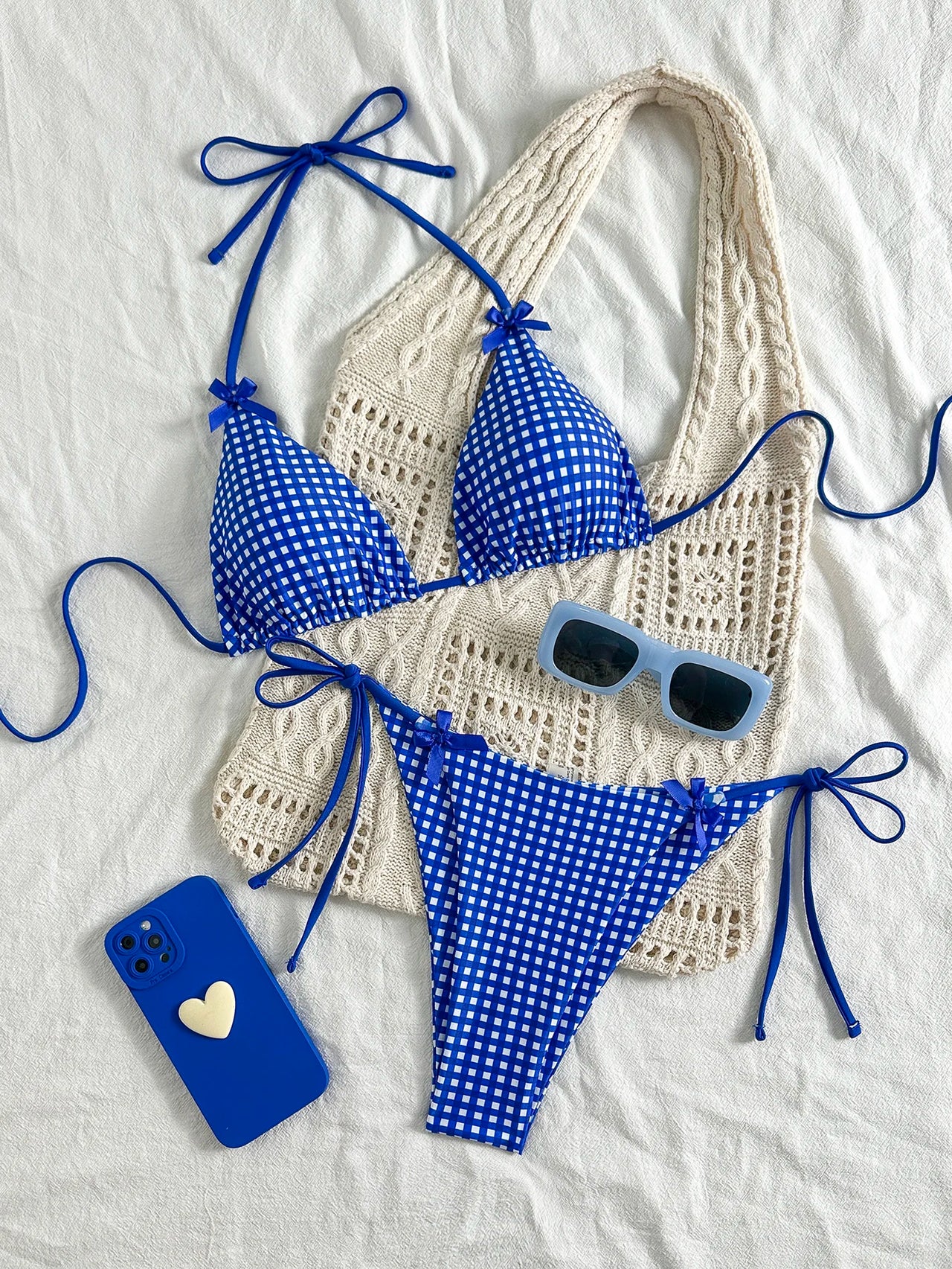Riviera Gingham Bikini Set