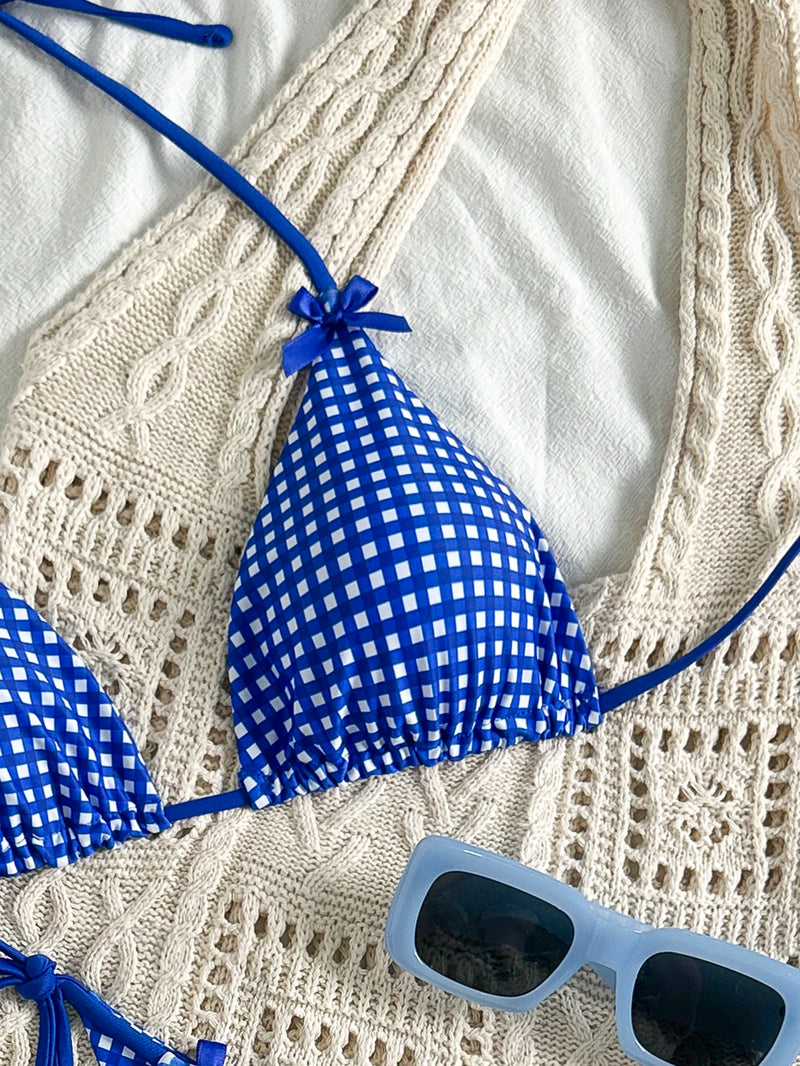 Riviera Gingham Bikini Set