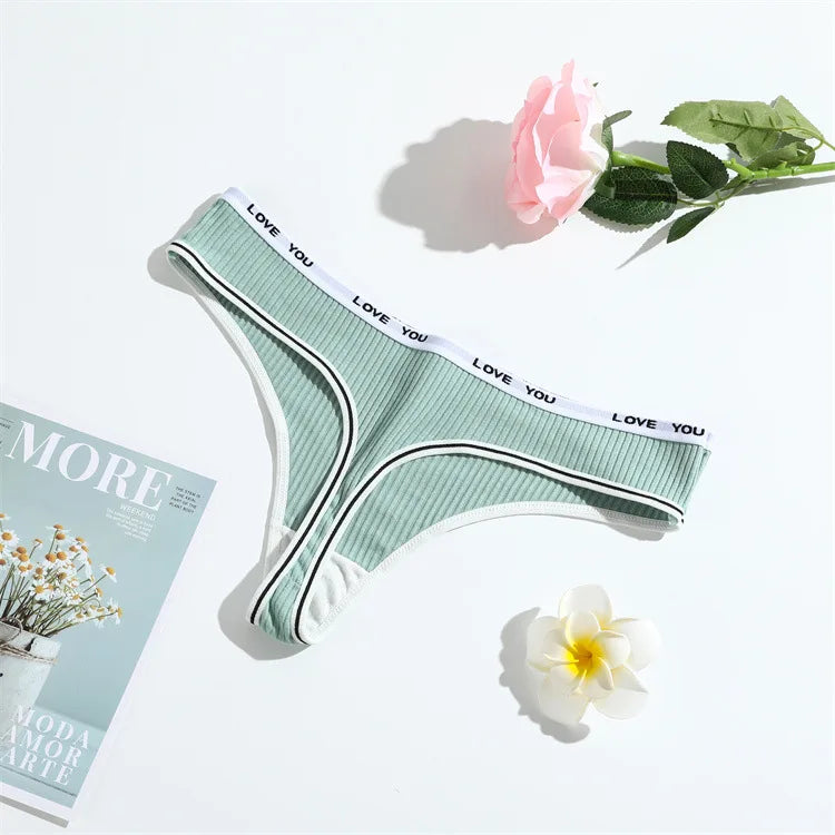 Arden Ribbed Thong - vetitus -