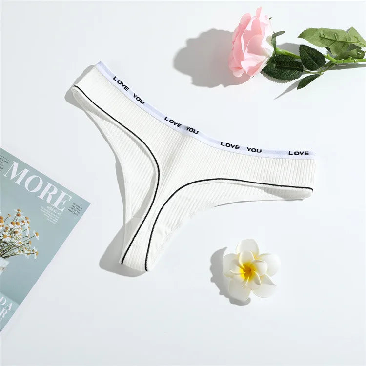 Arden Ribbed Thong - vetitus -