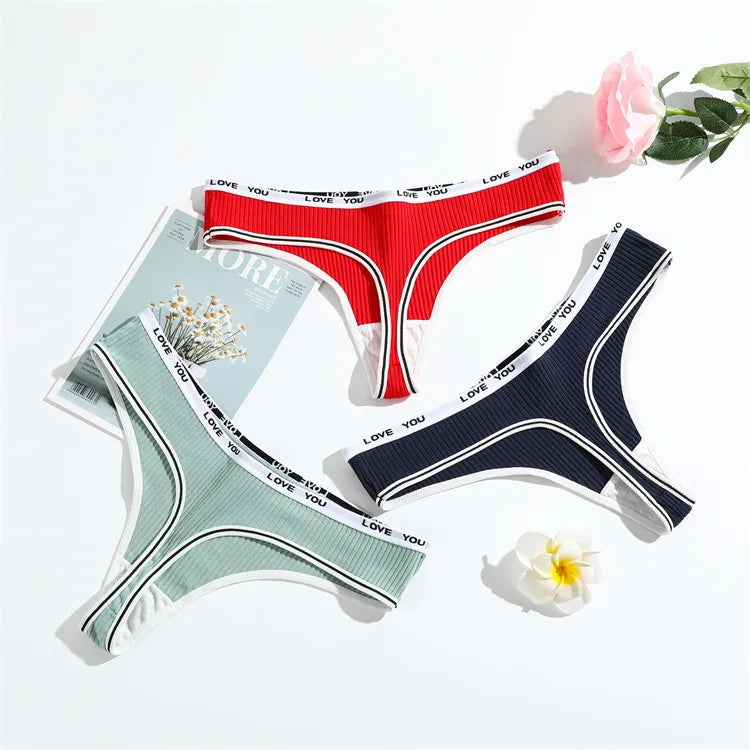 Arden Ribbed Thong - vetitus -