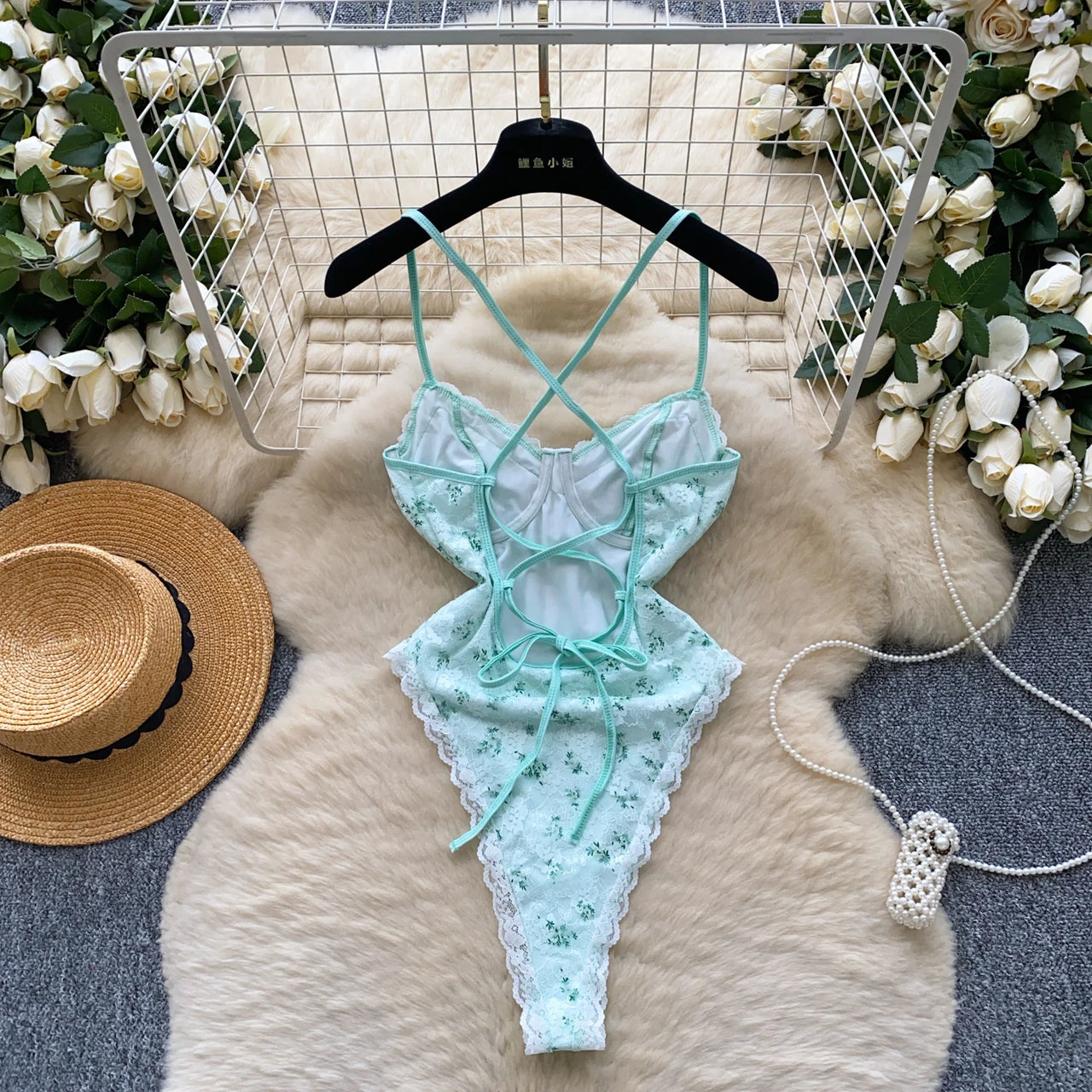 Liora Lace Corset Bodysuit