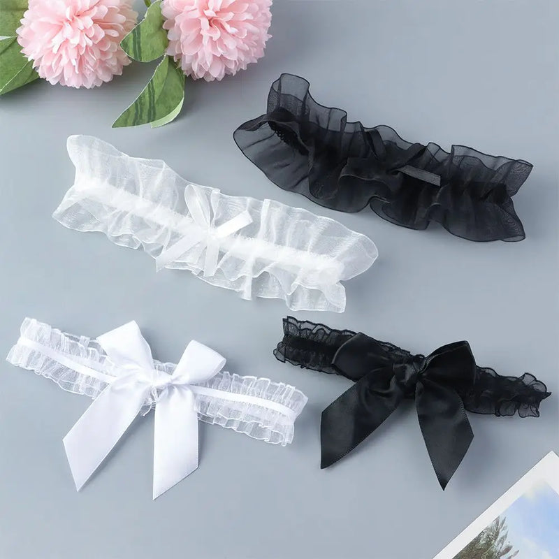 Velour Bow Garter - vetitus -