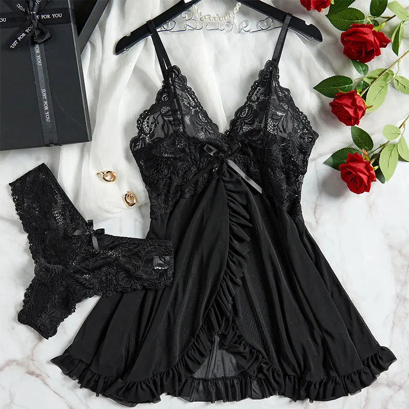 Noctelle Lace Babydoll - vetitus -