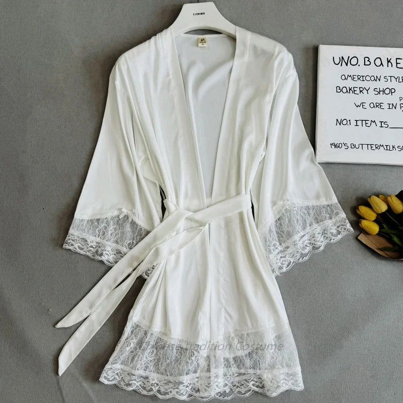 Élan Lace Bridal Robe - vetitus -
