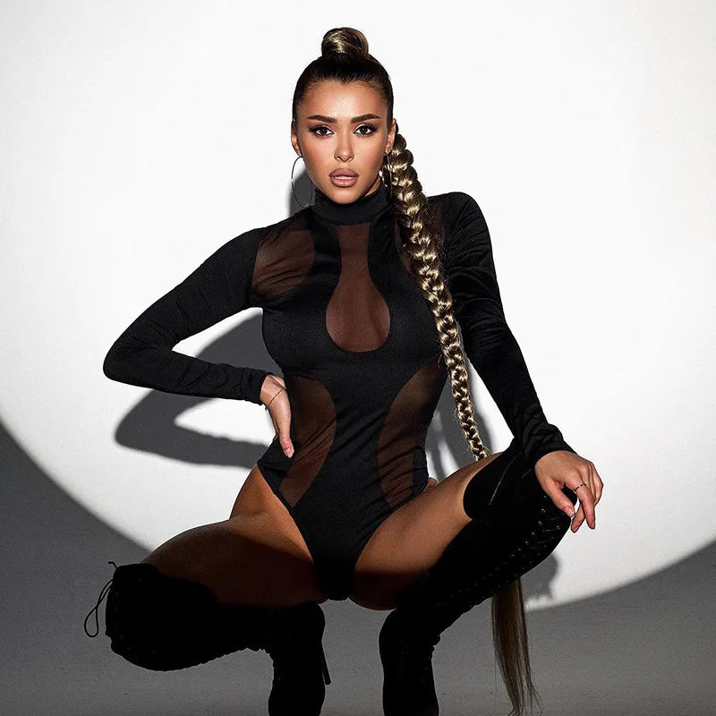 Eclipse Sheer Contour Bodysuit - vetitus -