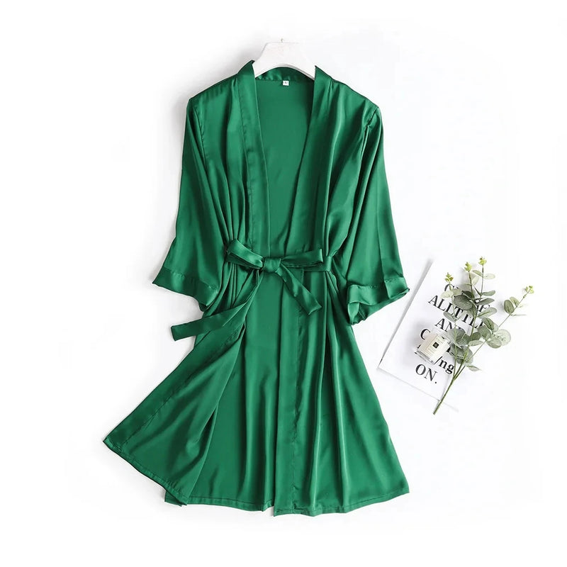 Seraphine Bridal Satin Robe - vetitus -