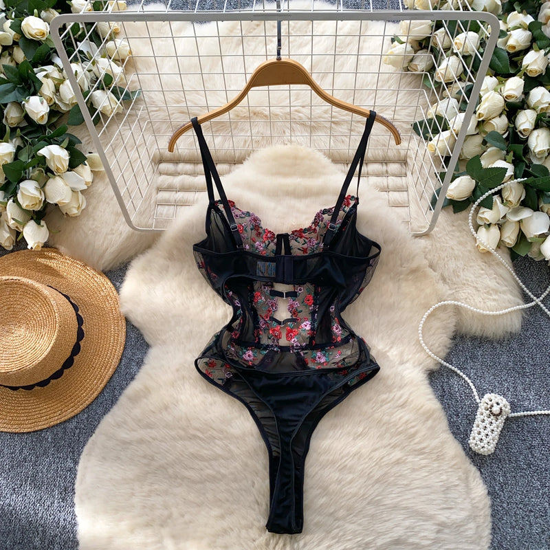 Florienne Embroidered Bodysuit