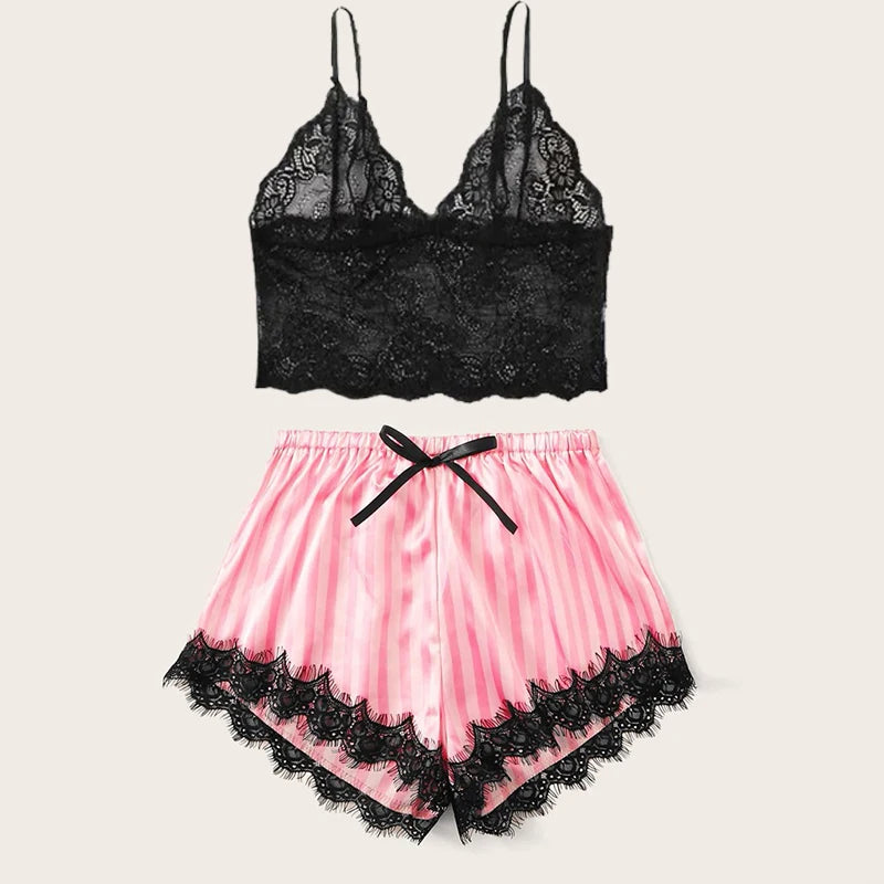 Amorette Satin Lounge Set