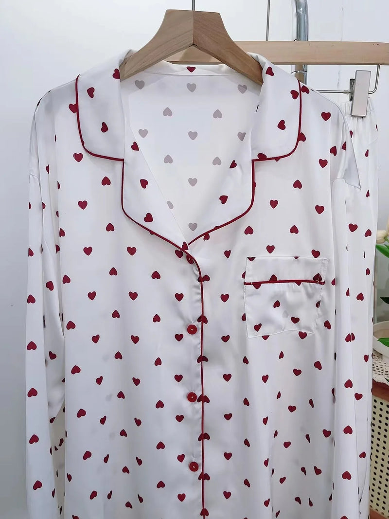 Amora Heart Pyjama Set