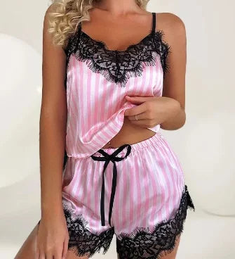 Valora Lace Heart Lounge Set - vetitus -