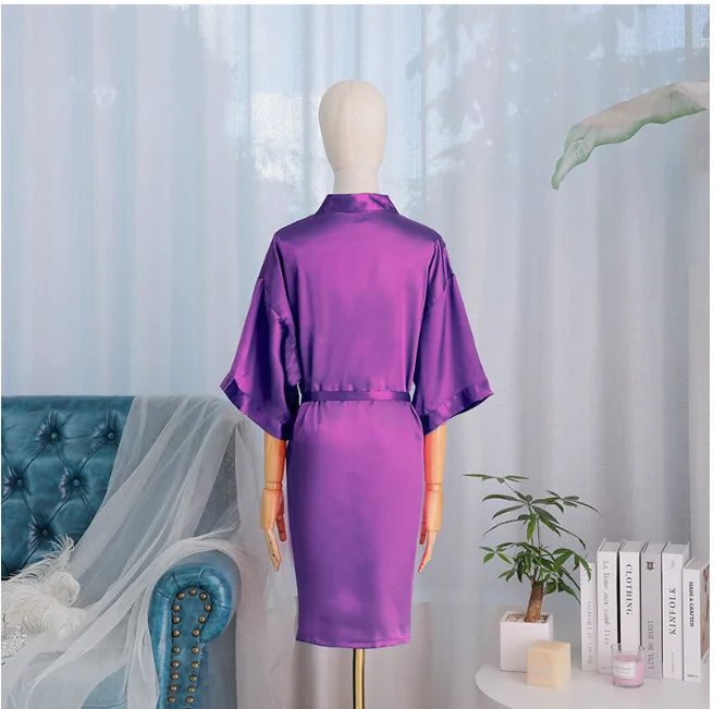 Seraphine Bridal Satin Robe - vetitus -