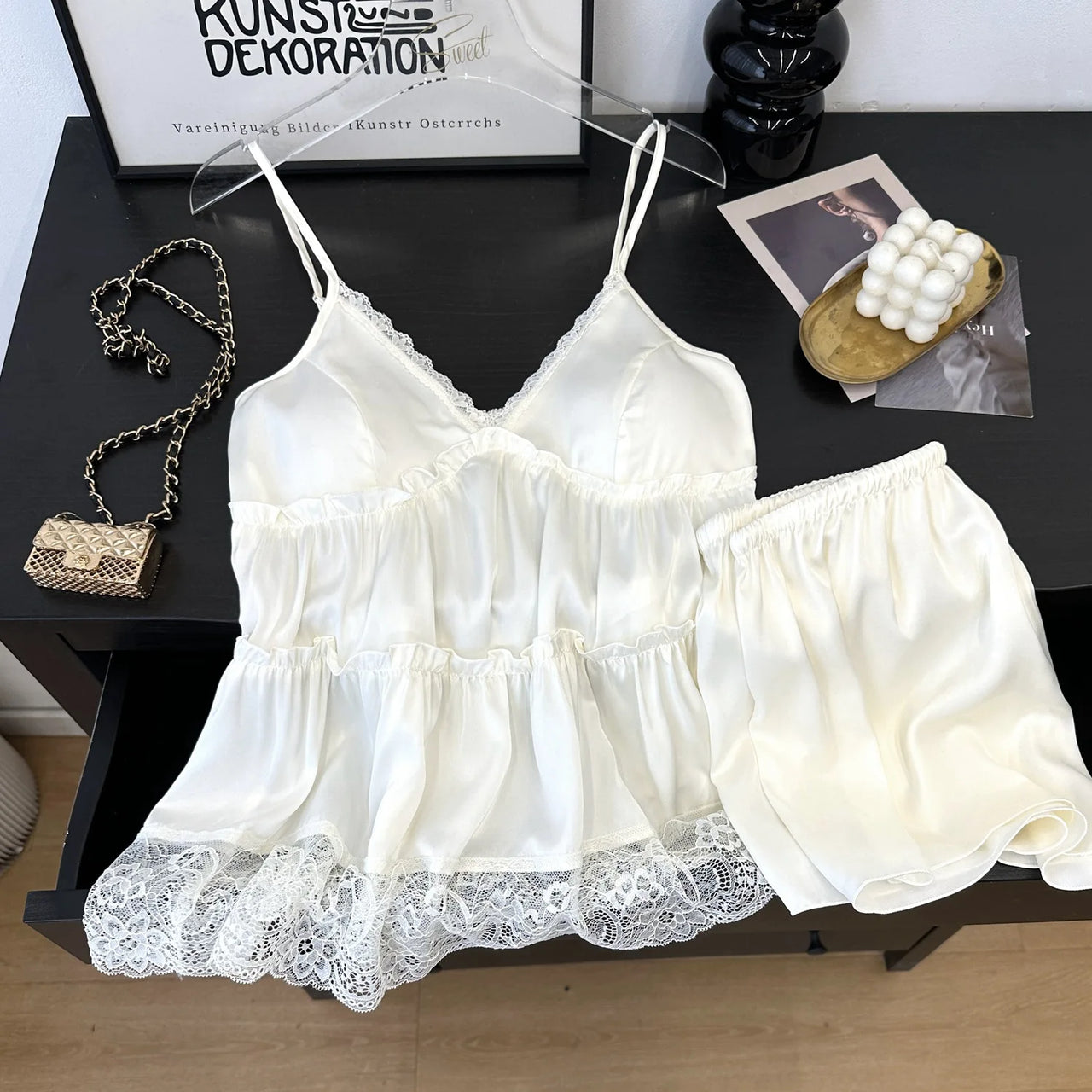 Élodie Lace Lounge Set