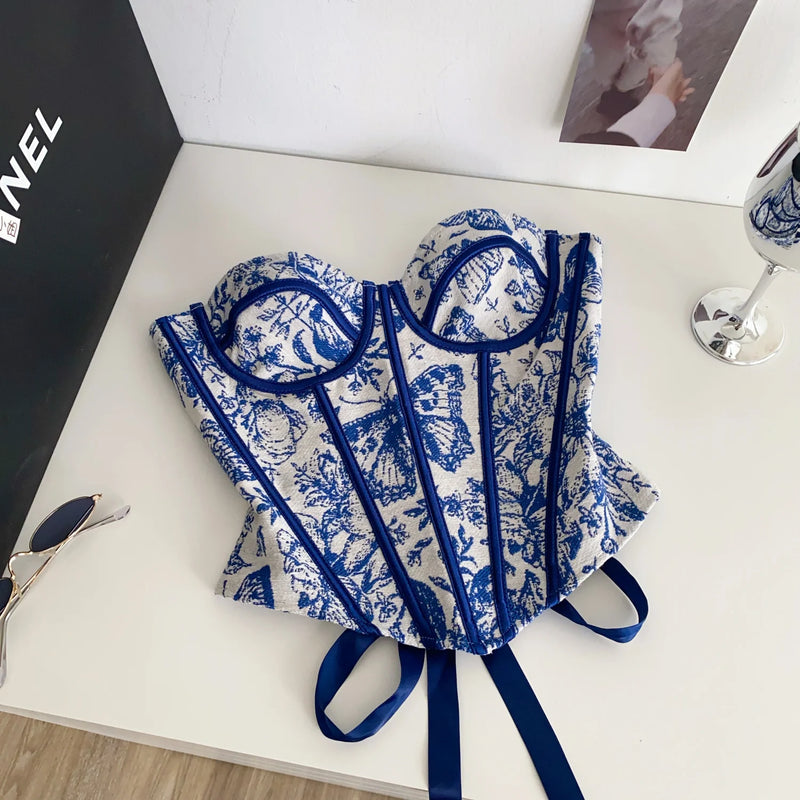 Azure Jardin Corset