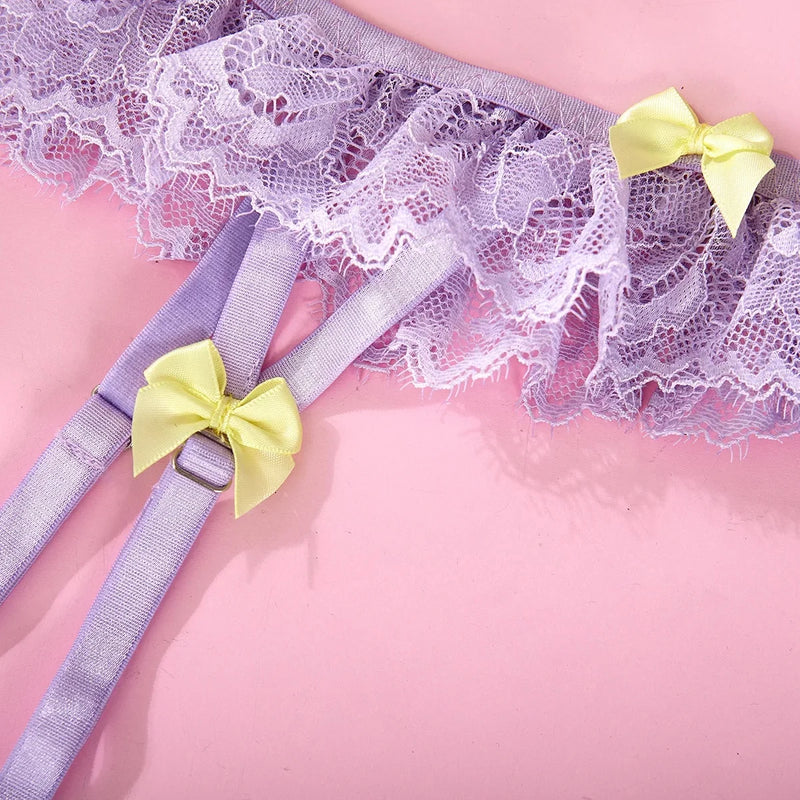 Lunette Bow Suspender Set - vetitus -
