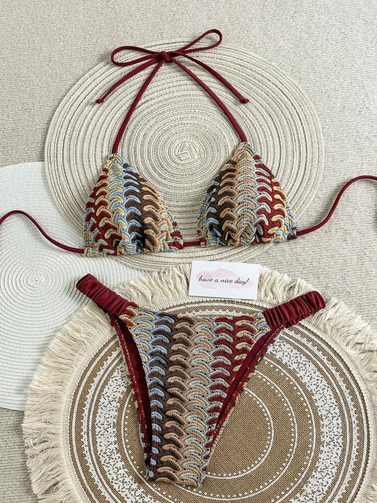 Amalfi Wave Bikini Set