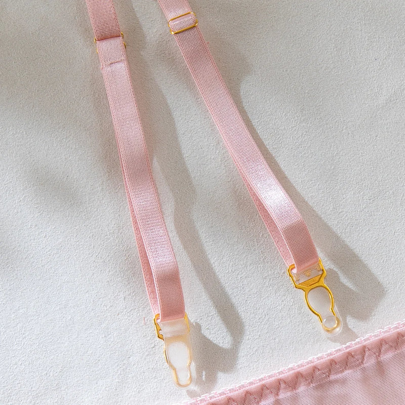Rosielle Embroidered Garter Set