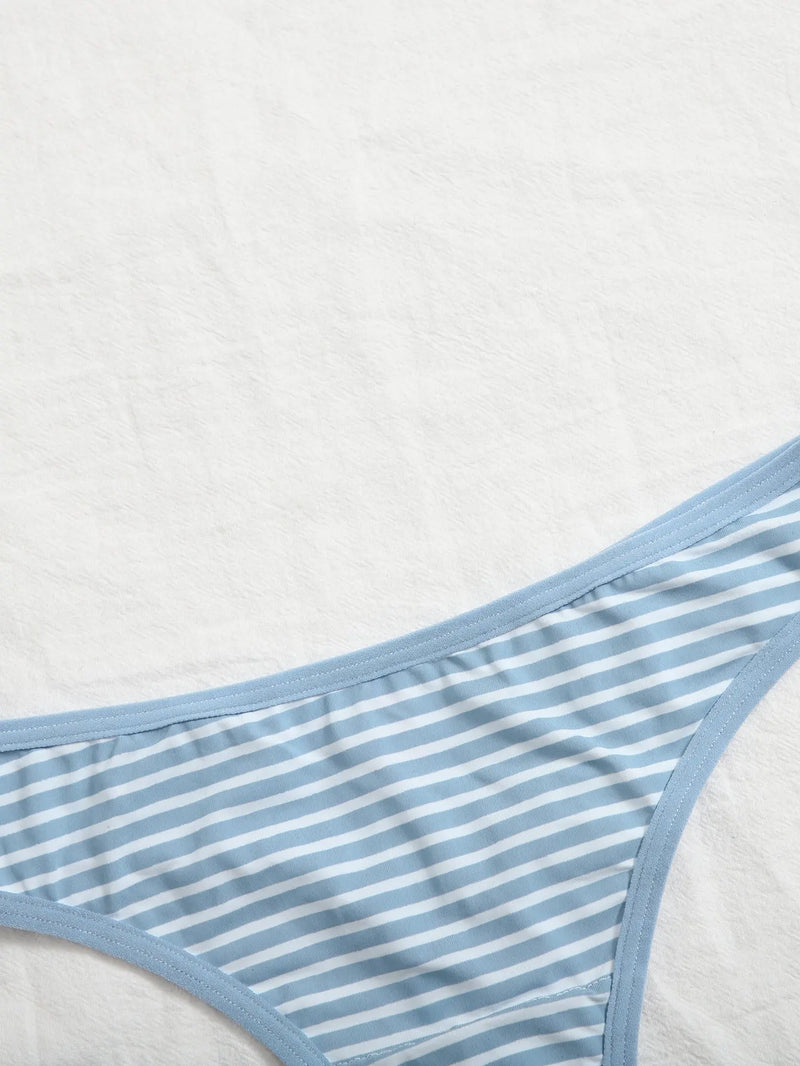 Maris Stripe Thong Set